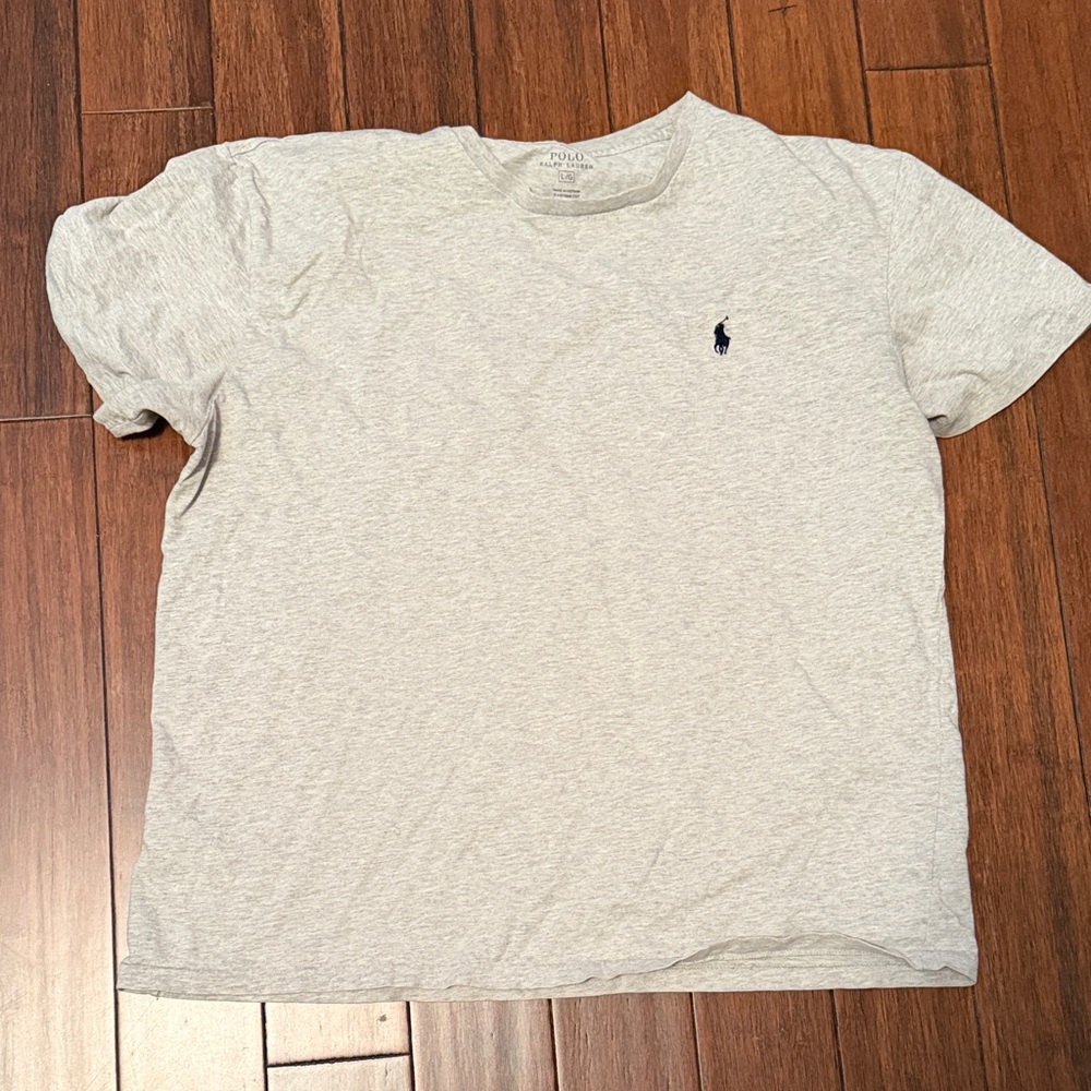 Polo by Ralph Lauren Light Gray Short Sleeve Tee